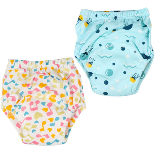 2 baby diaper training pants washable breathable