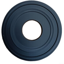 Elegant 12 Inch Diameter PU Ceiling Medallion, Lightweight Design Perfect for Home Styling