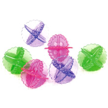 4 herbruikbare wasballen, droogballen, wasbollen (willekeurige kleur)
