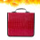 2 CD Storage Case PU for 400 CDs with Handle Red 3