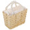 Raindrops vävd förvaringskorg beige 1 set 1