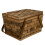 draagbare geweven picknickmand met , 1 1
