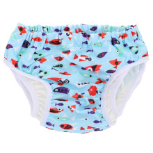 Wiederverwendbare Schwimmwindel für Babys mit aufgedrucktem Design