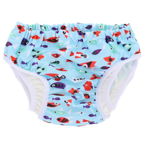 Couche de bain réutilisable pour bébés avec motif imprimé