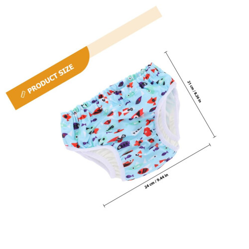 Couche de bain réutilisable pour bébés avec motif imprimé 1