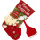 2 Sets Weihnachts-Babyschlafsack mit Mütze 1
