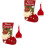 2 Sets Weihnachts-Babyschlafsack mit Mütze 3