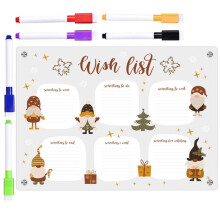 Magnetisches Whiteboard-Set für den Kühlschrank zur täglichen Planung