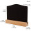 6er-Pack Mini-Holztafeln, doppelseitig, mit Ständer 2