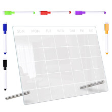 1 Set Acryl-Memotafel mit Stift und transparenten Nachrichten