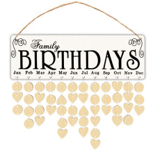 Paquete de 2 calendarios de recuerdos para cumpleaños