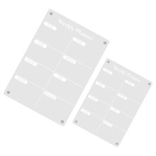 Worgeous 2 Whiteboard-Marker, abwischbar, für Wochenplaner