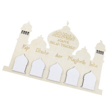 2 Ramadan-Wandkalender aus Holz, Eid Mubarak für Kinder