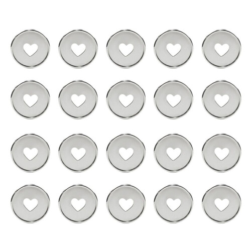 20 lose Blatt-Ringhüllen, Binderinge, Hohlraum-Erweiterung
