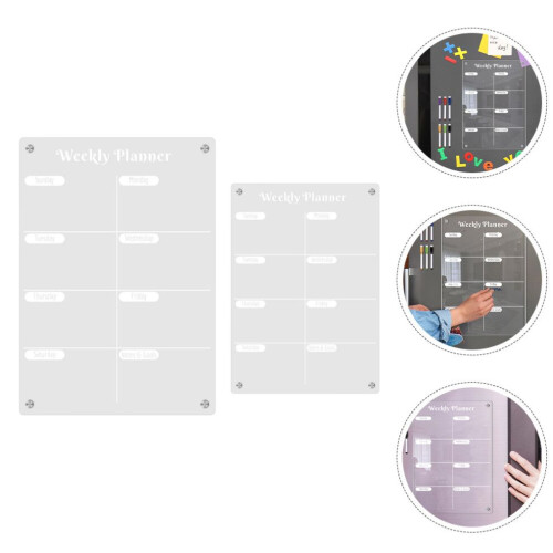 Worgeous 2 uitwisbare whiteboardstiften voor weekplanner 1