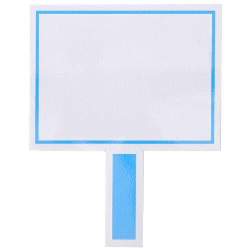 Herbruikbaar whiteboard, handzaam, meerlaags PVC, 1 2