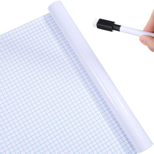 2 selbstklebende weiße Whiteboard-Folien 2