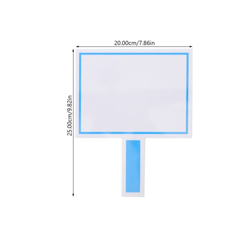 Herbruikbaar whiteboard, handzaam, meerlaags PVC, 1 1