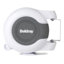 Beldray LA027016 Retractable Washing Lines - 2 x 13m Double Reel Clothesline, Extendable, Outdoor & Indoor Use, Naturally Dry Laundry, Wall Mounted