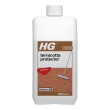 HG Terracotta Floor Protector 84, Shine & Seal Polish, Barrier Protection Guard Layer for Natural Stone, Concentrated Mopping Cleaner with Fresh Scent