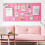 Multipurpose Vertical Line Perceived Noticeboard-Dark camel 5