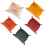 PU Leather Desktop Storage Tray With Double Compartments-Orange 3