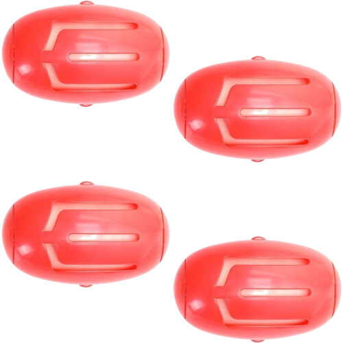 4PCS Pet Hair Removal Rollers Washable Reusable Design-Red