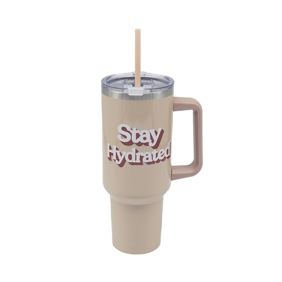 The Leonardo Collection Stay Hydrated Double Walled Stainless Steel Drink Cup 1200ml for Kitchen | Lovely Coffee Cup Set for Home & Office | Coffee & Tea Cups for Enjoying Hot Drinks - Image 5