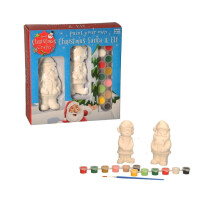 PYO Christmas Santa and Elf Craft Kit - Creative Holiday Activity for Kids Ages 6 and Up