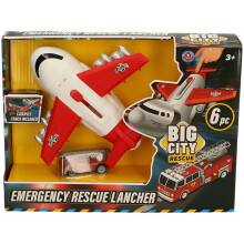 Fire Rescue Launcher Vehicle Set - Action Toy for Boys Ages 3 and Up