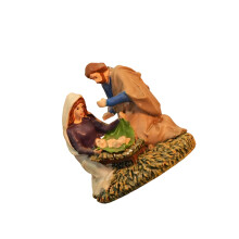 Baby Jesuses Holy Family Statue Miniature Christmas-Style A