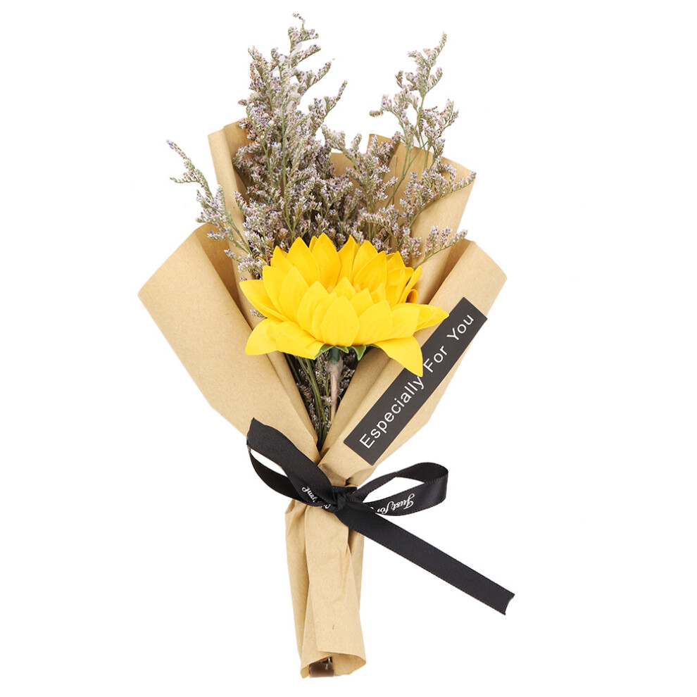 Sunflower Dried Flower Wedding Decoration Gift Yellow-image-OPC-PMY2MSB-NEW