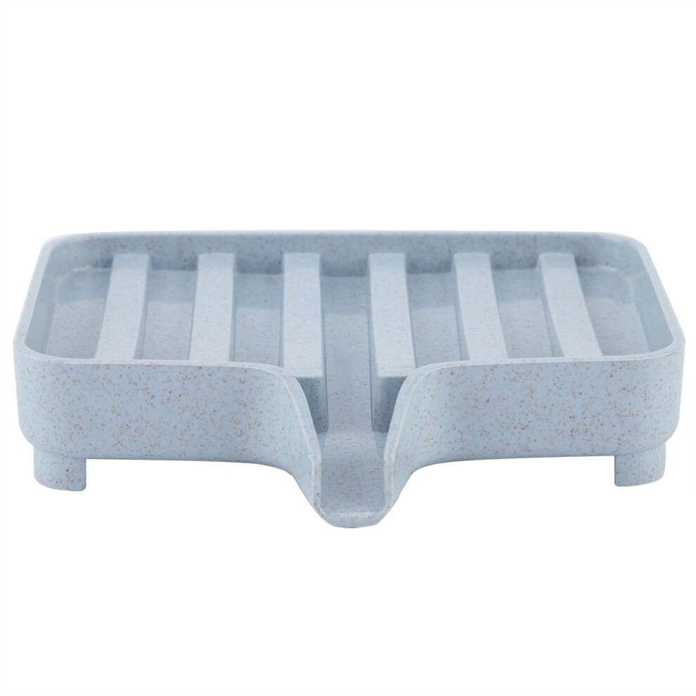 Wheat Straw Soap Sponge Holder Drainage Storage Box Blue-image-OPC-PMY2MVG-NEW