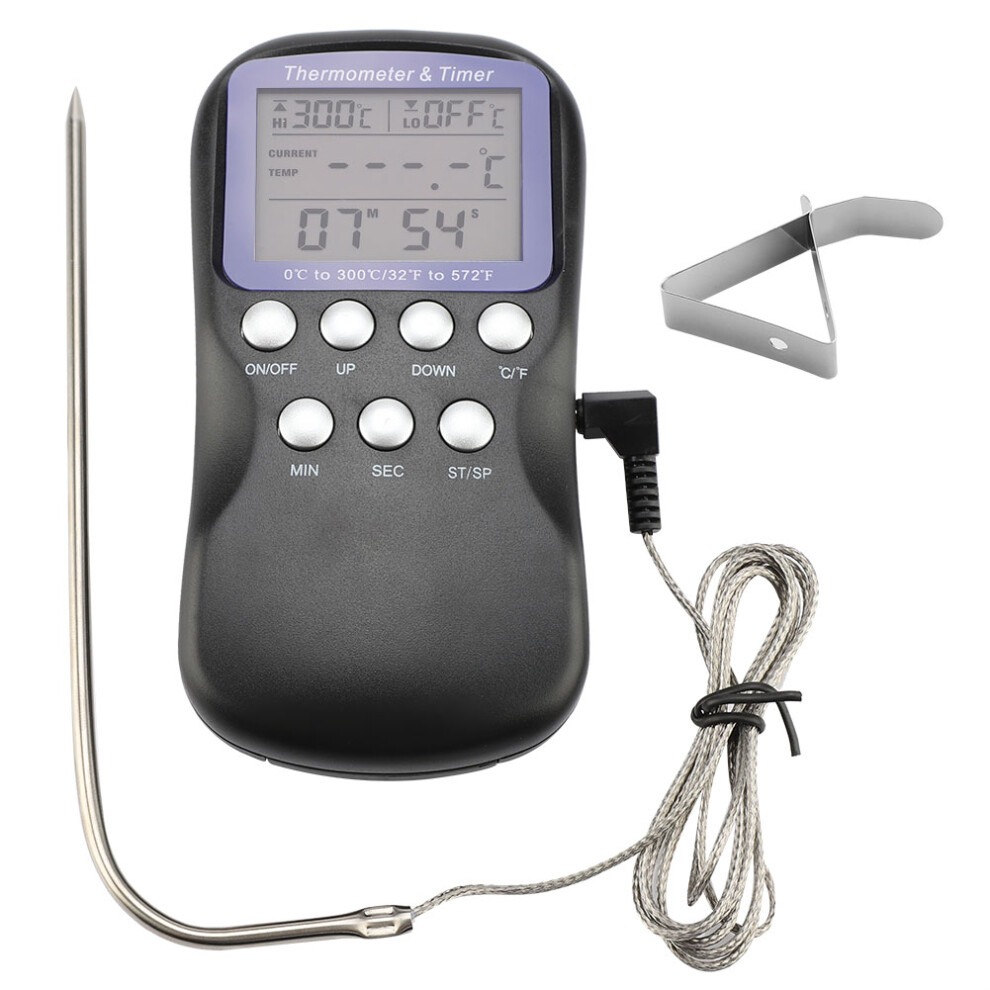 Digital Wired BBQ Meat Oven Thermometer Food Probe-image-OPC-PMY2PH8-NEW