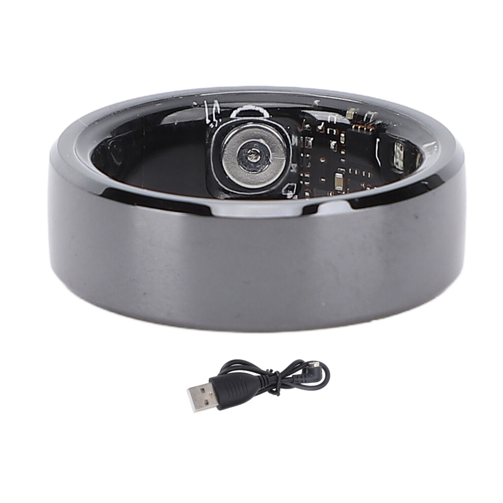 (ID 21.3mm / 0.84in) Smart Ring Ceramic Sleep Tracker Fitness NFC Business Card URL 18.2mm-image-OPC-PMY2VHX-NEW