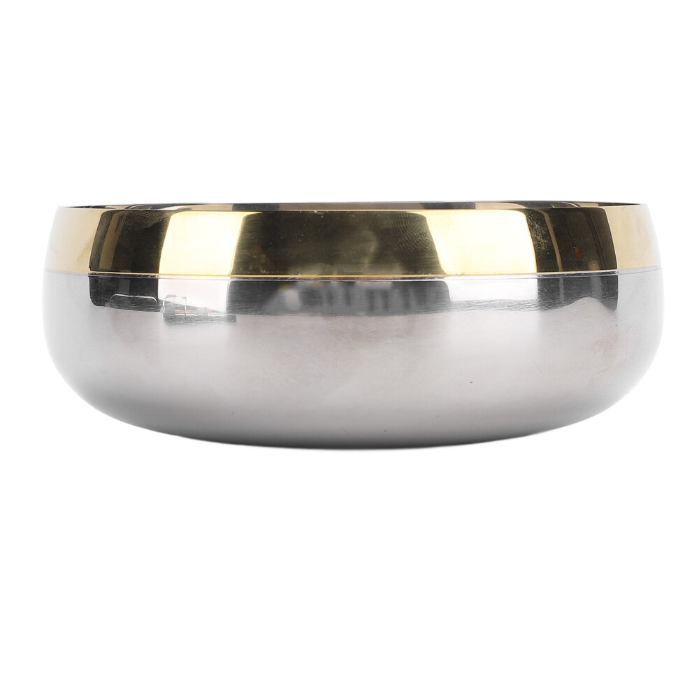 Large Serving Bowl SUS304 380ml Gold Rim-image-OPC-PMY2WR9-NEW