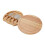 Rubberwood Cheese Board Set with 4 Stainless Steel Tools 5