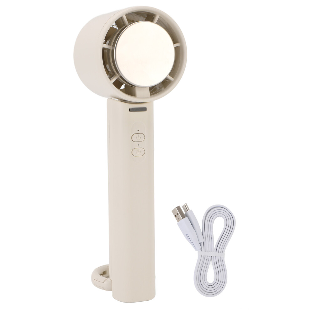 ( ) Foldable Rechargeable 2000Mah 3 Speed Quiet Fan Gray Ivory/White/Dark 422354320182