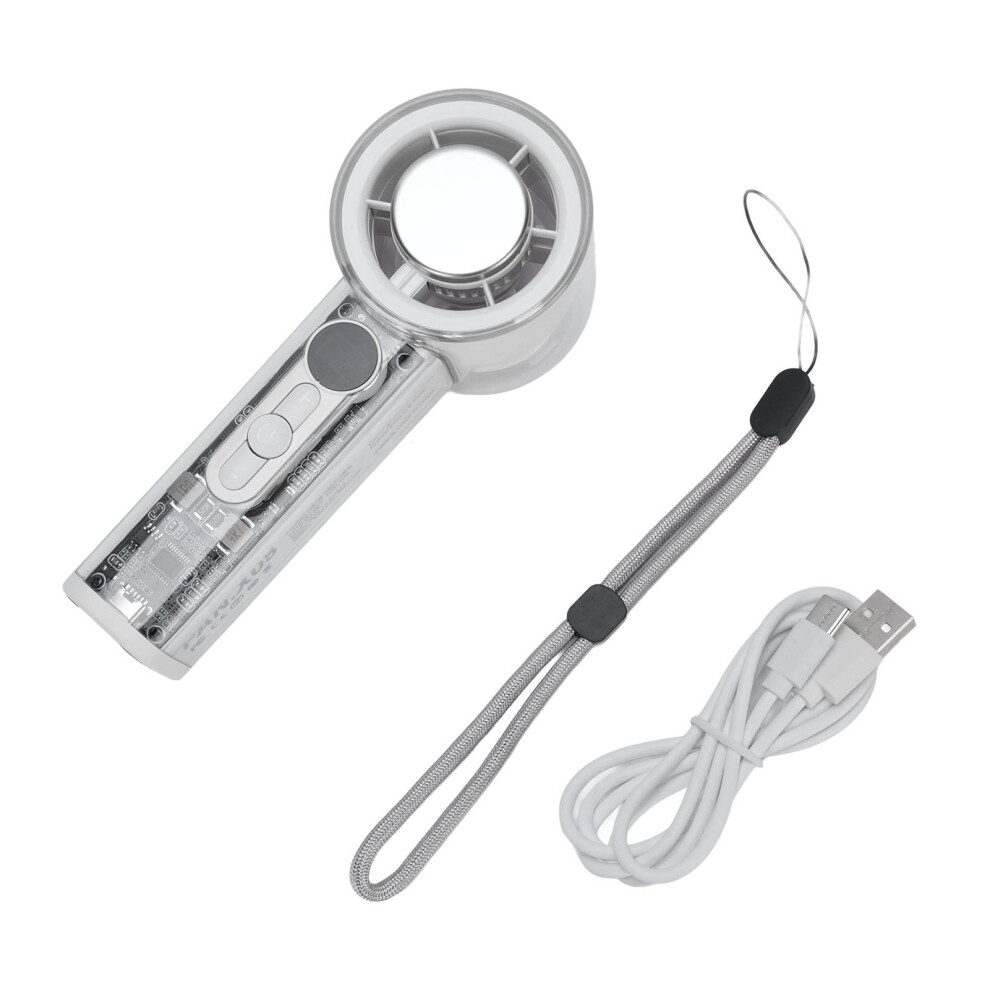 Transparent Usb Rechargeable Turbine Fan 13000Rpm Ice Cooler 422354293615