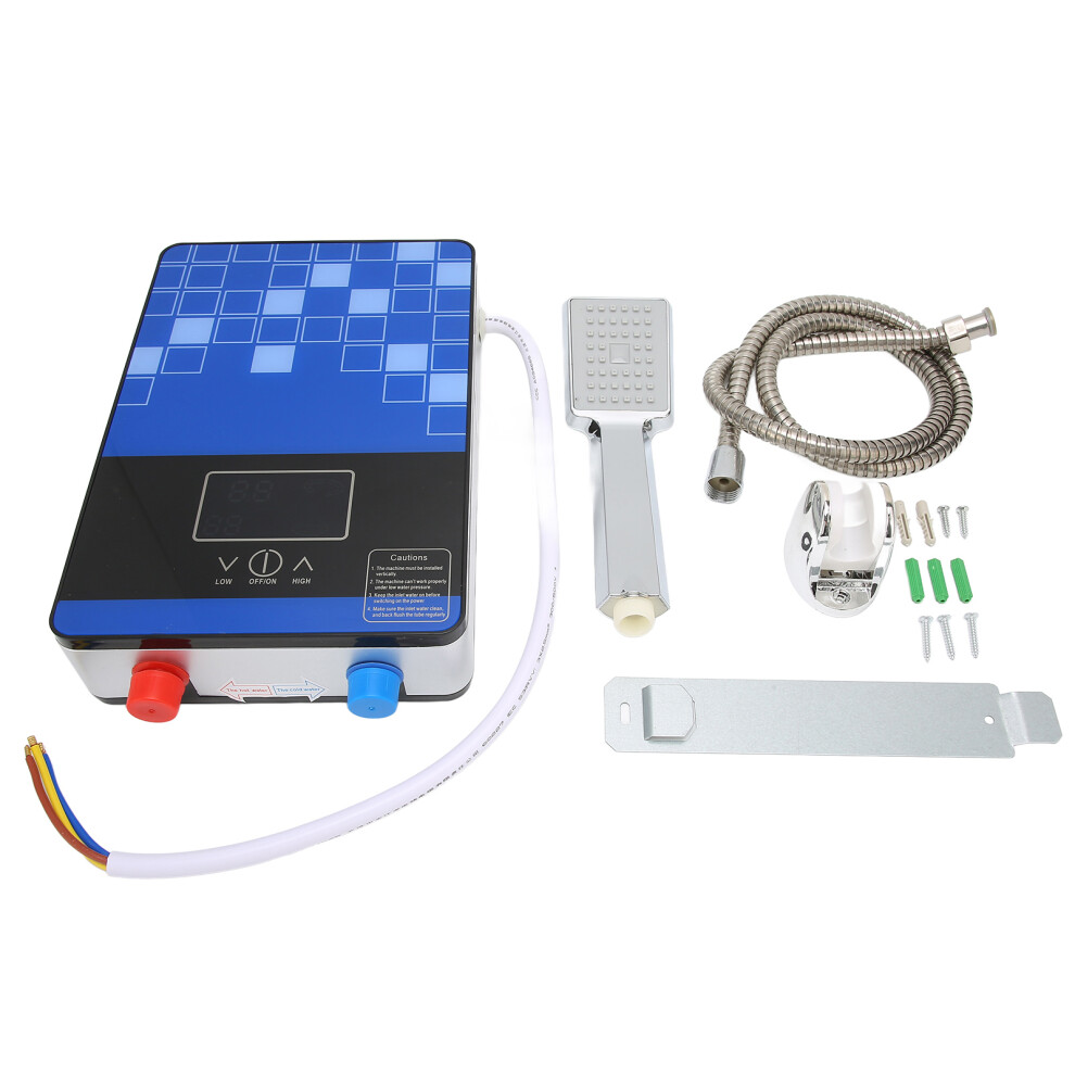 6500W Tankless Electric Hot Water Heater 220V For Bathroom Shower 516480013145