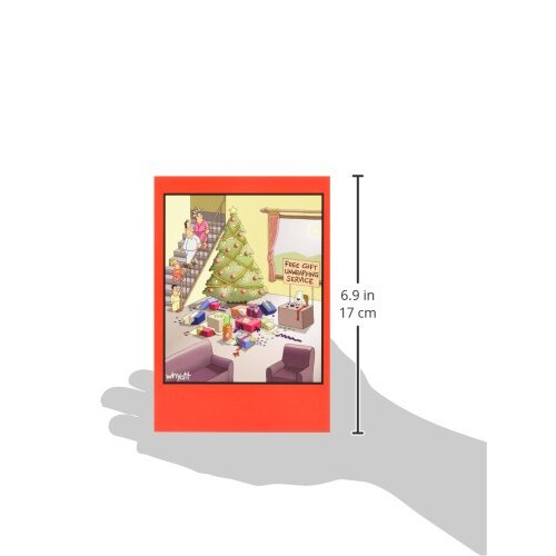 Cartão de Natal Humorístico NobleWorks com Envelope de 5 x 7 Polegadas (1 Cartão) Feliz Natal 2