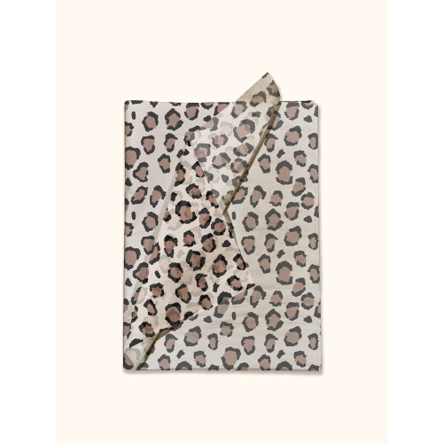 Leopardenmuster Geschenkpapier für Taschen oder Boxen - 24 Blätter 20" x 1