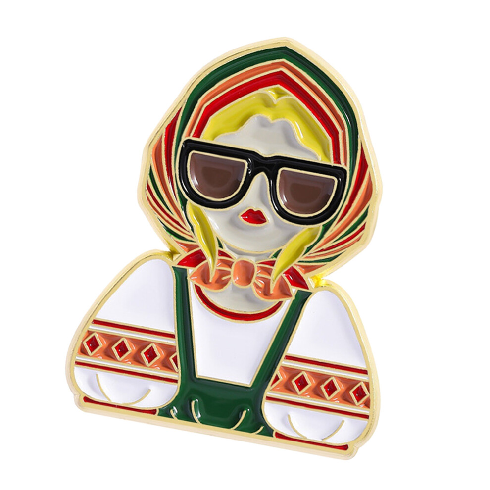 Lapel Badge Brooch Zinc Alloy Collectible Fashion Accessory-3