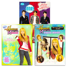 Disney Channel Stars Ensemble de coloriage et d'activits  Lot de 3 pices avec livres d'activits Hannah Montana et Jonas Brothers avec pages