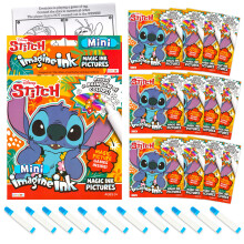 Juego de libros para colorear Disney Lilo and Stitch Imagine Ink  Paquete de 12 libros de actividades con tinta mgica sin ensuciar | Artculos