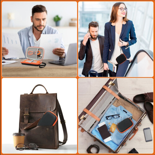 External Hard Drive Portable Hard Drive Storage Bag Holder 1
