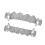 Vampires Fangs Costume Teeth For Halloween Parties-Silver 1