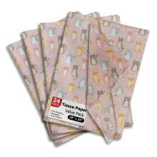 Pro Supply Global Cats Bedrukt vloeipapier voor geschenkzakjes of -dozen en verpakking - Dieren Bulk Decoratief kunst vloeipapier voor verpakking en