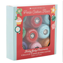 Missouri Star Holly Jolly Ornaments Perle Cotton Floss Pack - Premium broderitr?ds?t til h?ndsyningsapplikation? & Ferie Quilting Projekter