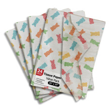 Pro Supply Global Gummy Bears Gedrukt Tissuepapier voor Cadeautassen of Dozen